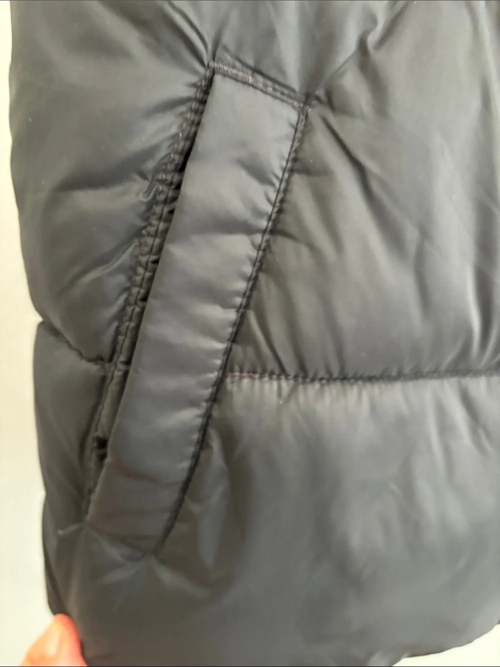 Kids  Black Quilted Puffer Vest